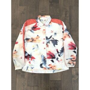 Puma Jacket Women Small Multicolor Graphic Archive T7 Track Bomber Zip 575432-02